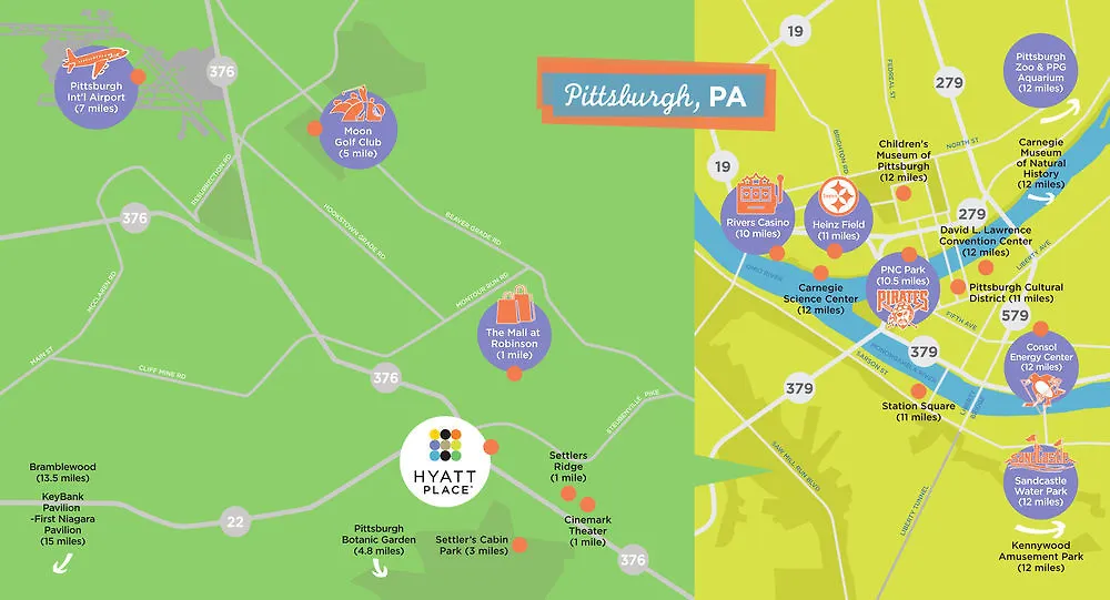Hyatt Place Pittsburgh Airport - Robinson Mall Robinson Township  Hotel